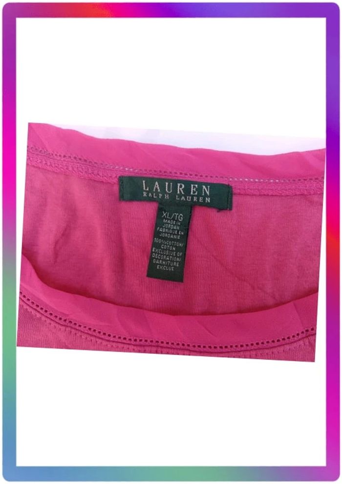 Tee shirt XL Lauren Ralph Lauren - photo numéro 3