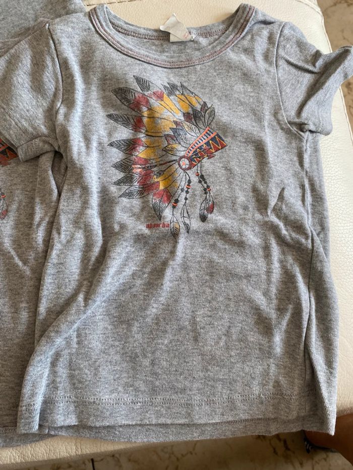 Lot 6 maillots t-shirt tricot de peau 4 ans Absorba - photo numéro 10
