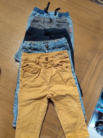 Lot de 5 pantalons taille 9 mois