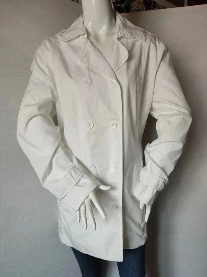 Trench blanc