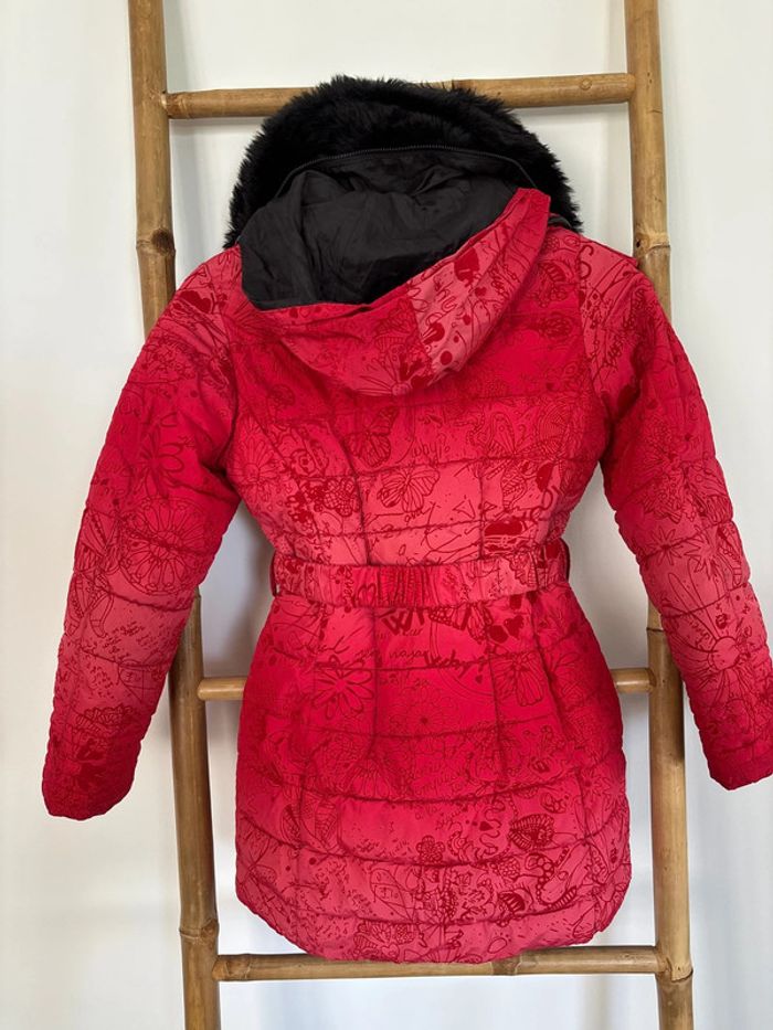 Manteau rouge Desigual taille 9/10 ans - photo numéro 11