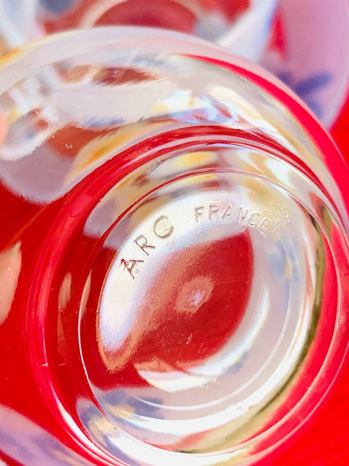 Set 6 tasses à thé avec 6 soucoupes, Arc France - photo numéro 4