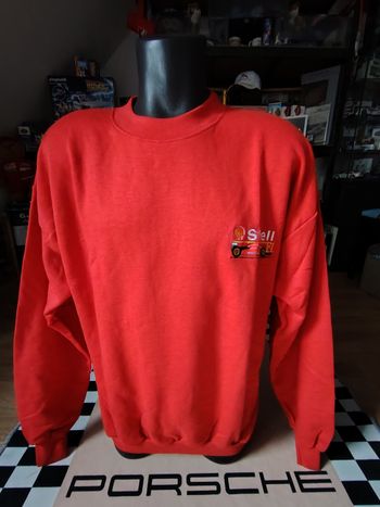 🏁 Collector & Vintage : Sweat * Shell F1 * Taille XL / Pour Homme / Authentique 🏁