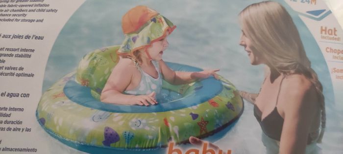 SWIMWAYS Spring Float Bebe + Chapeau De Bain Anti-Uv - photo numéro 3