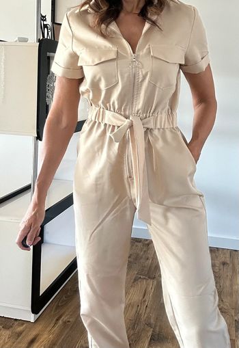 combinaison beige taille S