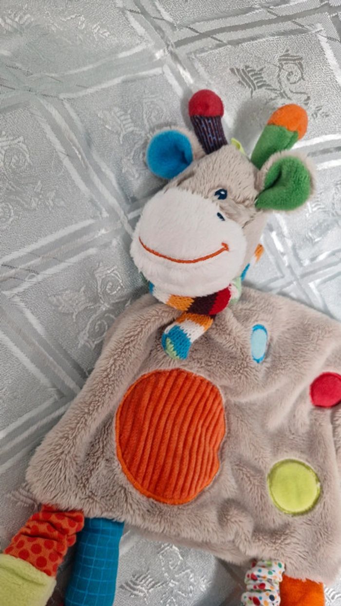 Doudou plat  girafe simba - photo numéro 2
