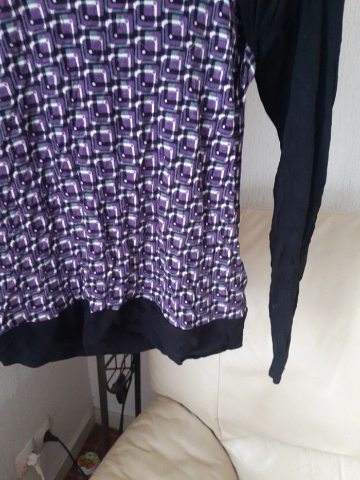 Tunique noire et violette - photo numéro 3