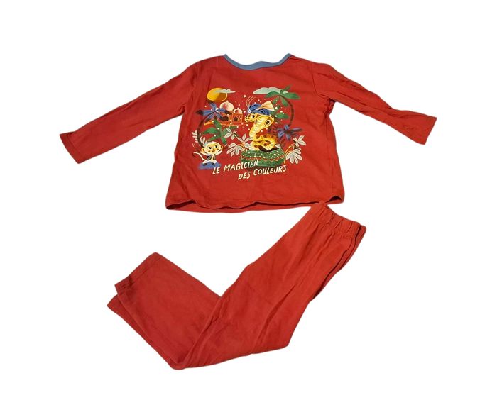 Pyjama 2 pièces rouge 3 ans Sergent Major