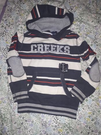 Pull capuche creeks 6 ans