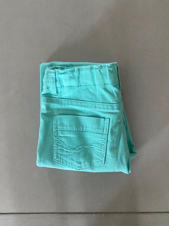 Jeans Urban Star vert turquoise taille 12 ans neuf sans étiquette - photo numéro 12