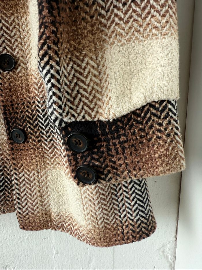 Veste chemise carreaux  Taille universelle ok pour un S ou M Deux poches à rabats poitrine - photo numéro 10