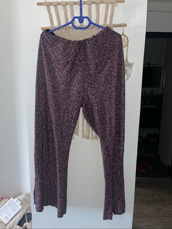 Pantalon fluide fleuri