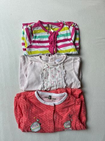 Lot 3 pyjamas coton