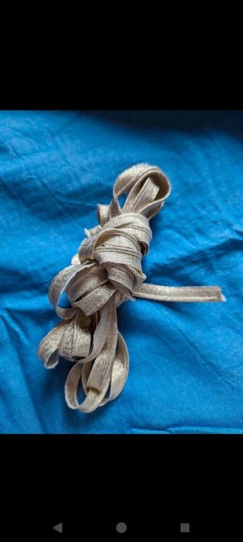 5 mètres de passepoil doré en lurex