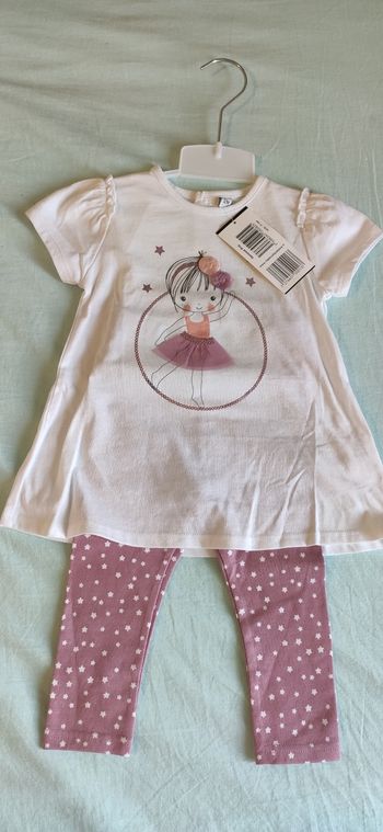 Ensemble bébé fille 12 mois neuf