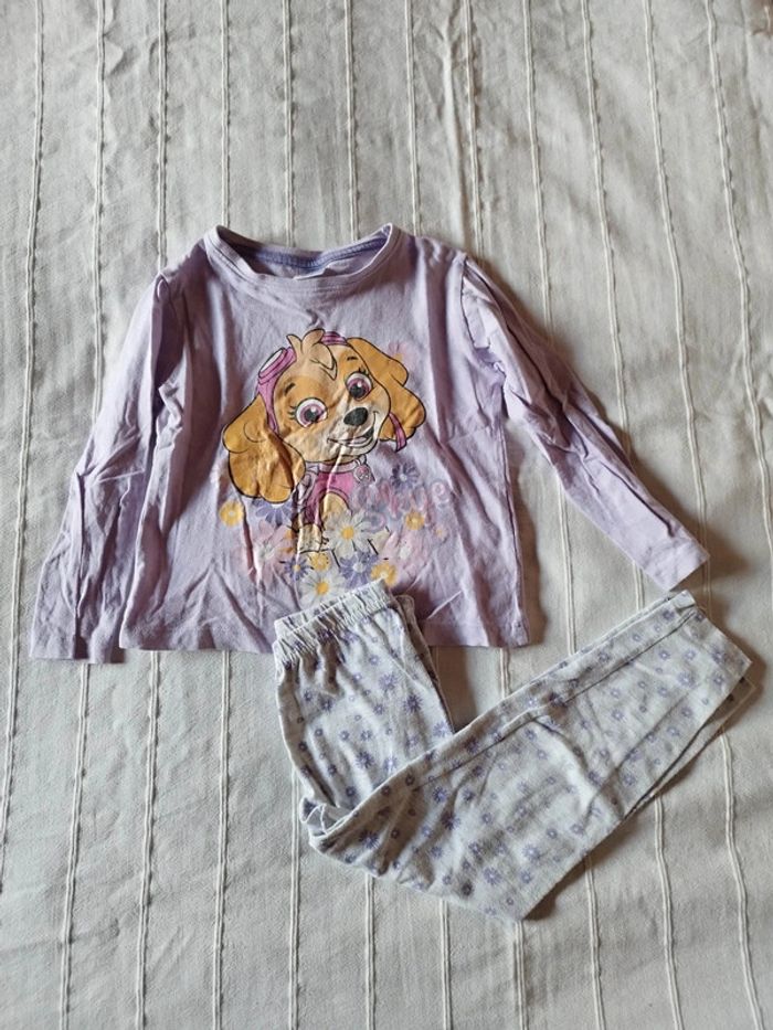pyjama deux pièces Pat patrouille 4 ans