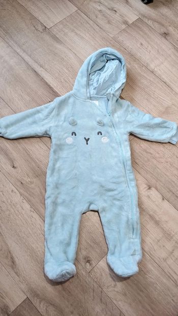 Pyjama/Grenouillère bleu clair Tex 12 Mois