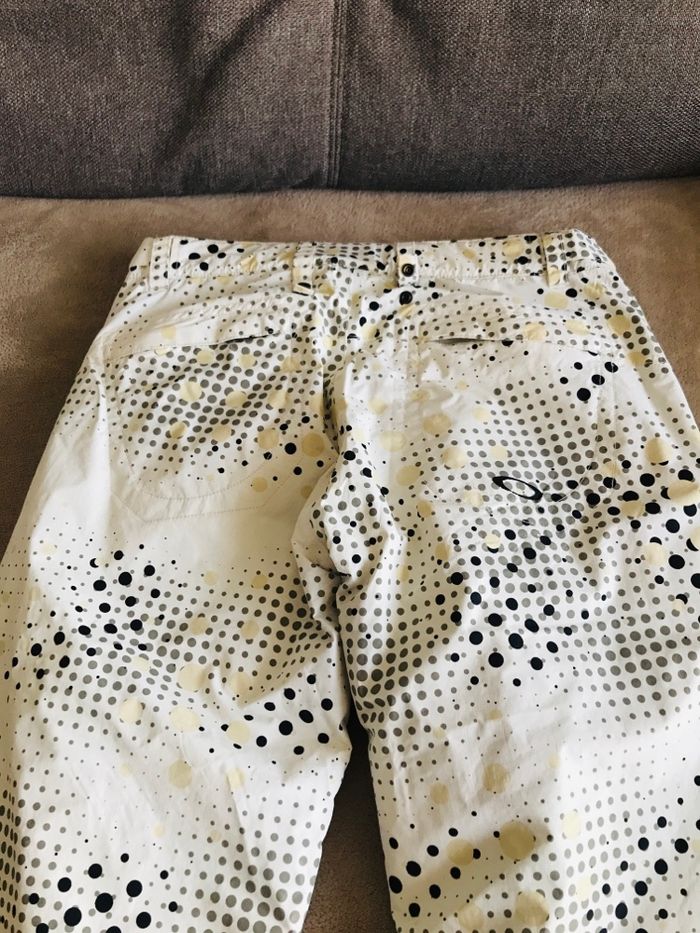 Pantalon ski oakley vintage S blanc motifs - photo numéro 4