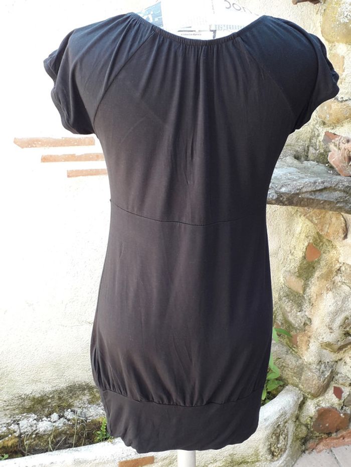 Robe noire en coton léger - photo numéro 3
