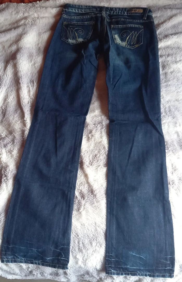 Jeans évasé taille basse - photo numéro 7