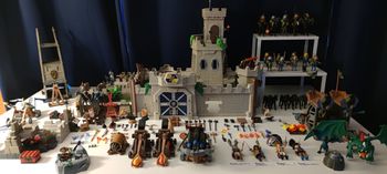 Playmobil Novelmore N 70222 Château+ Chevaliers+ Tour d'attaque mobile+++