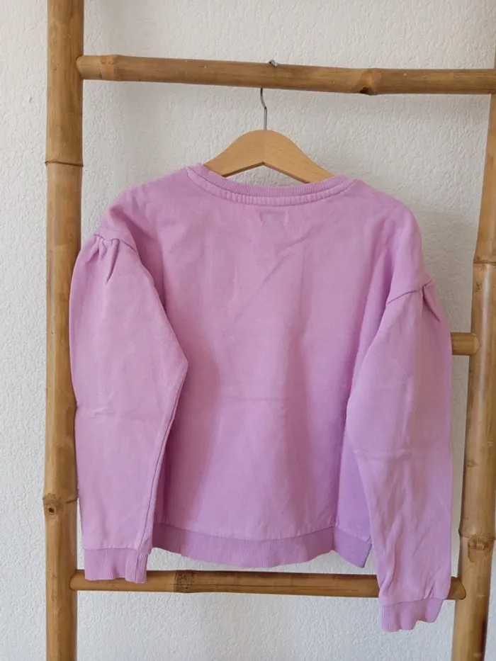 Sweat rose lilas 8 ans - photo numéro 3
