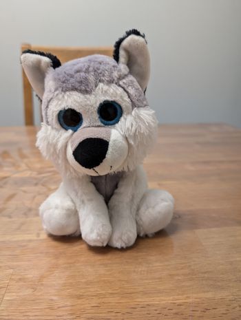 Peluche chien des neiges 21 cm