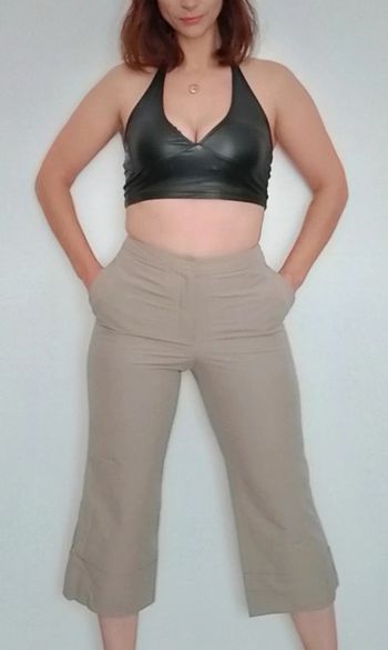 Pantacourt IKKS taille haute casualchic 38/40