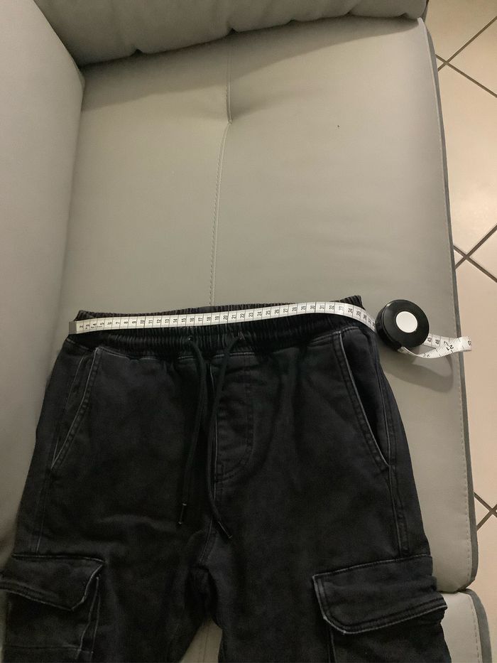 Pantalon type cargo slim noir Taille XS marque FSBN - photo numéro 10