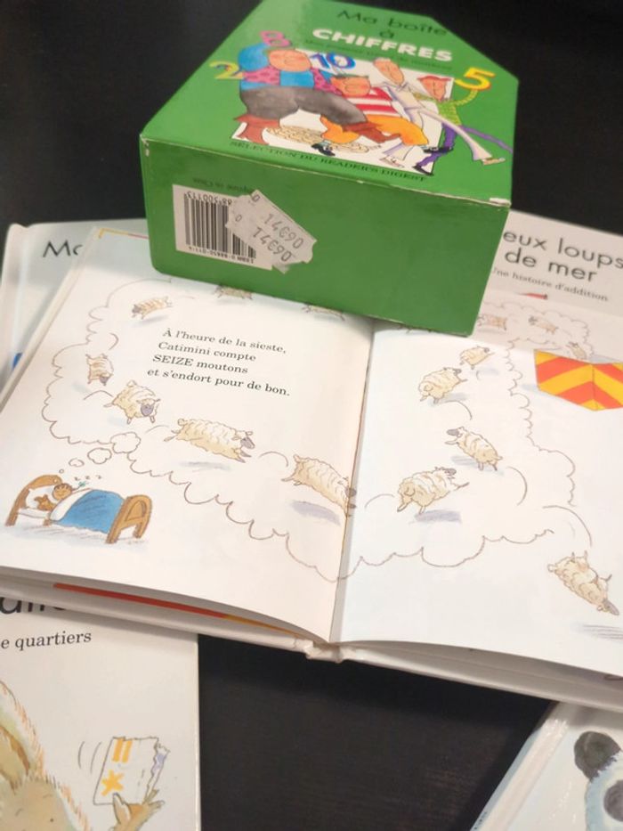 Coffret 5 livres pour apprendre a compter chiffres - photo numéro 2