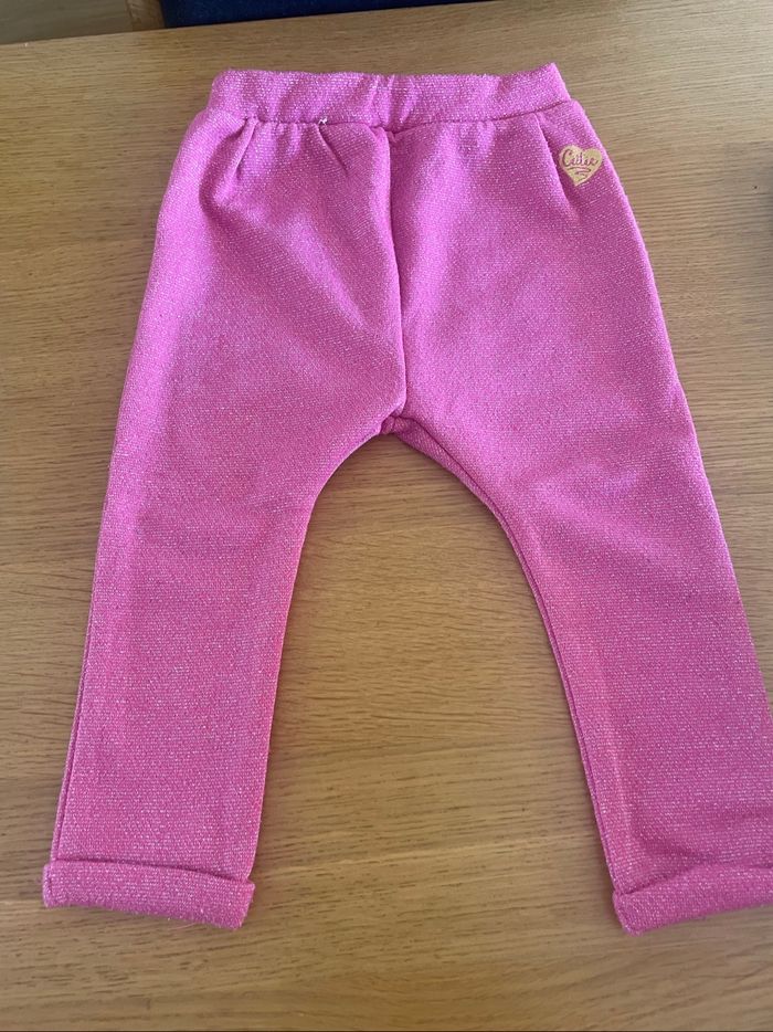 Lot 4 pantalons fille 18 mois coton - photo numéro 5