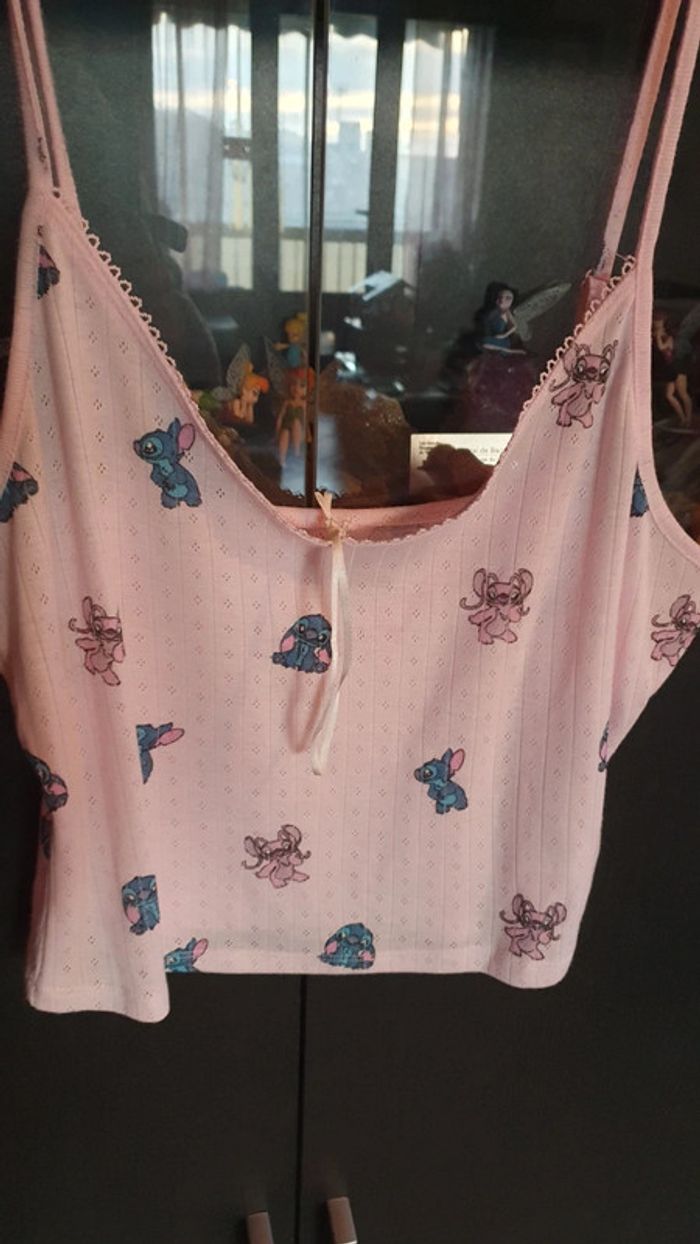 Petit débardeur de nuit Stitch taille L - photo numéro 3