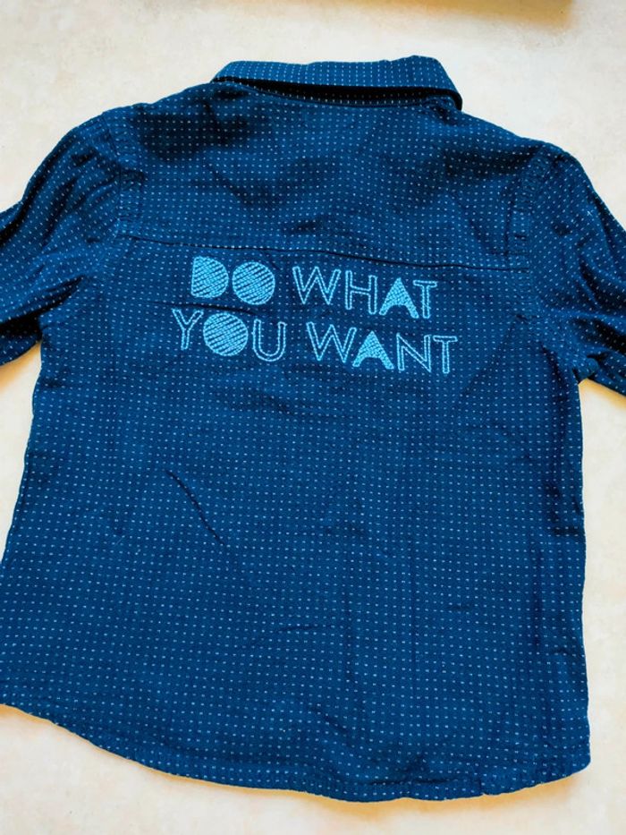 Chemise bleue 6 ans Kiabi - photo numéro 4