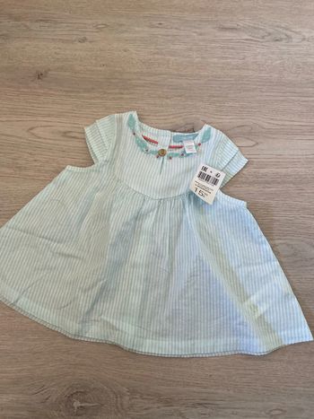 T-shirt tunique  robe Obaibi Obaïbi taille 12 mois Neuf