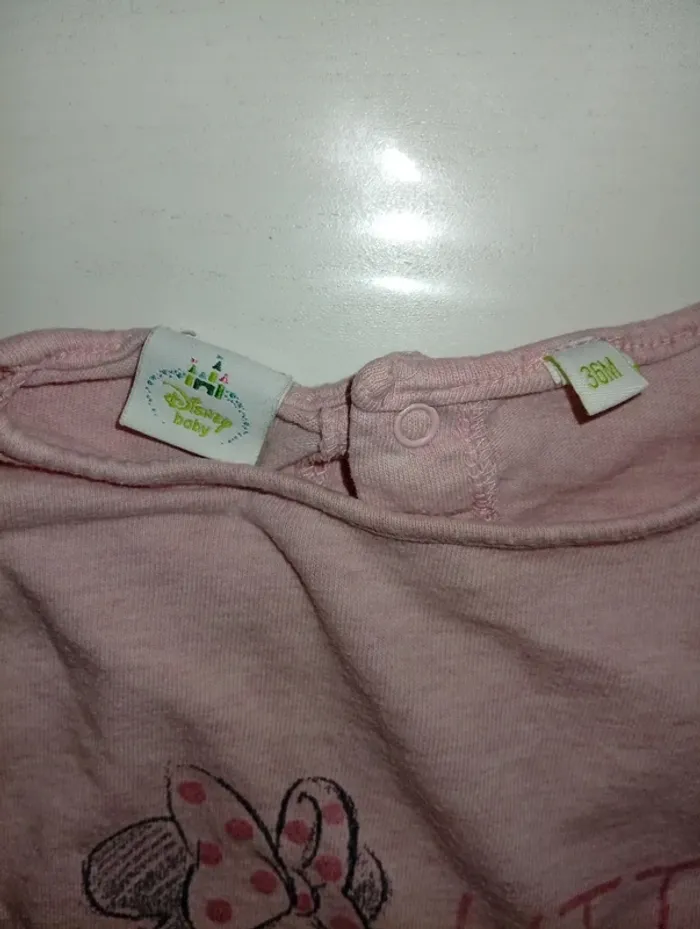 T Shirt manches longue Minnie Mouse - photo numéro 6