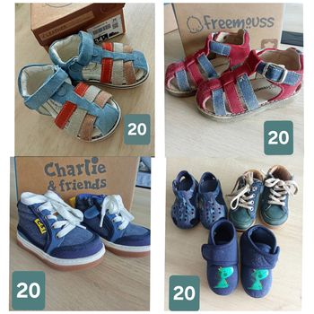 Lot de chaussures garçon du 20 au 23