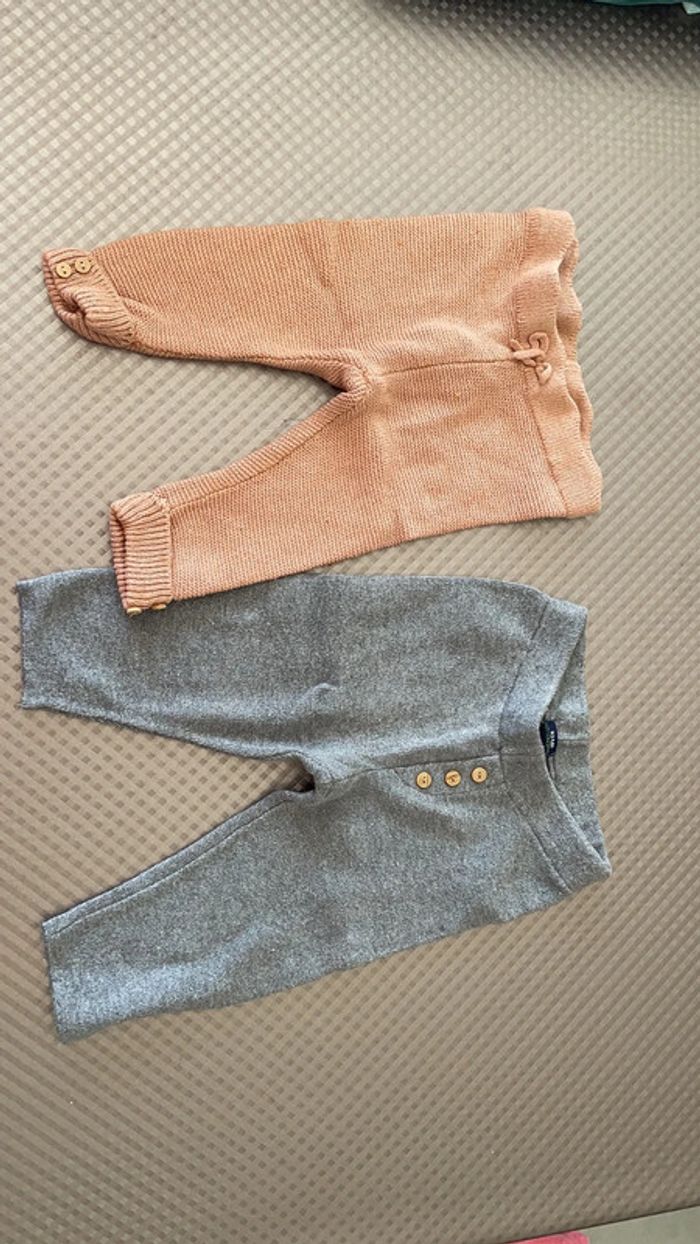Lot de 2 pantalons 9 mois