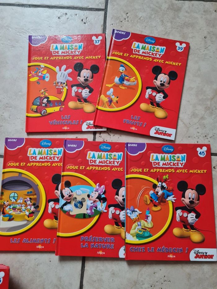 15 livres la maison de mickey joue et apprends altaya - photo numéro 3