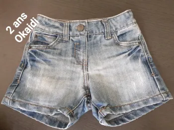 Short jeans usé