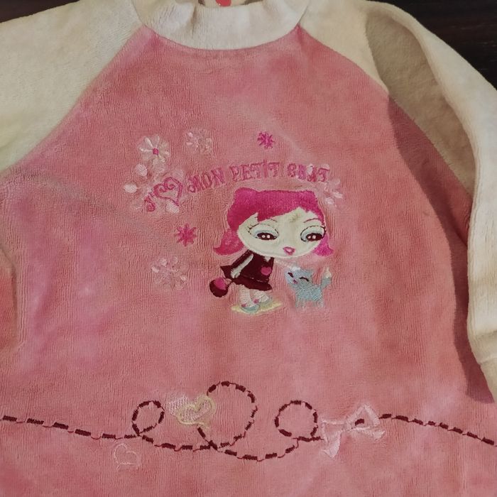 Pyjama velours 6 mois - photo numéro 2