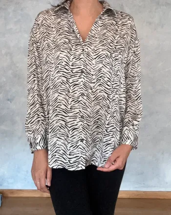 Chemise zébrée Zara