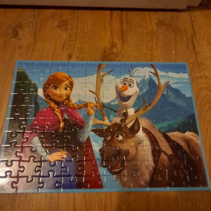 Lot de 4 puzzles reine des neiges - photo numéro 5