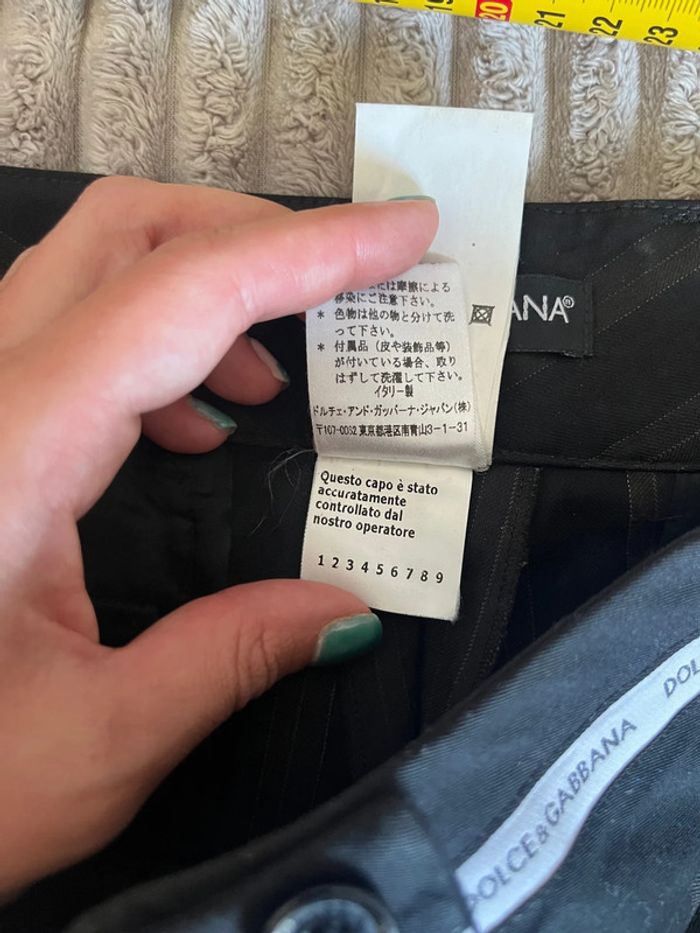 Pantalon Dolce & Gabbana rayé – Taille 40, coupe élégante - photo numéro 9