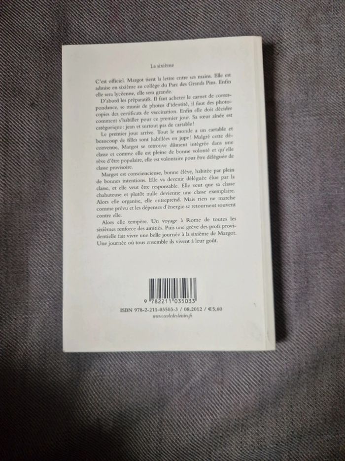 Livre ecole des loisirs la sixieme - photo numéro 2