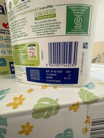 Boîte blédina 2e âge 