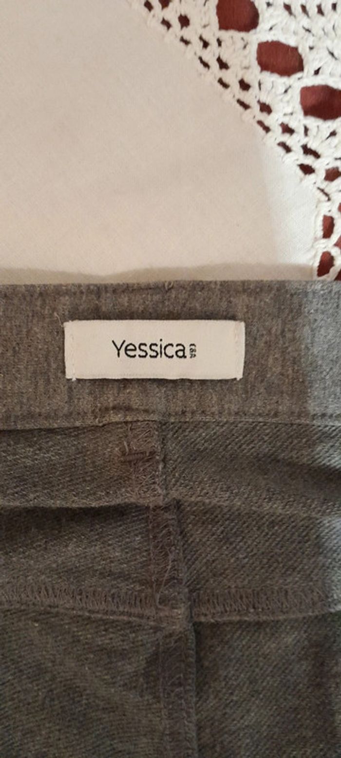 Pantalon gris T 38/40 - photo numéro 4