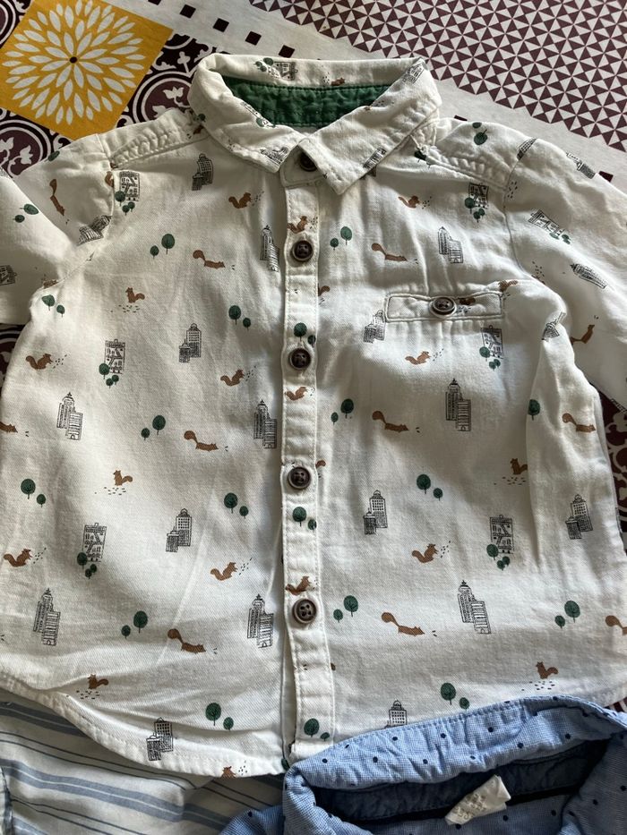 Lot 3 chemises 6 mois - photo numéro 3