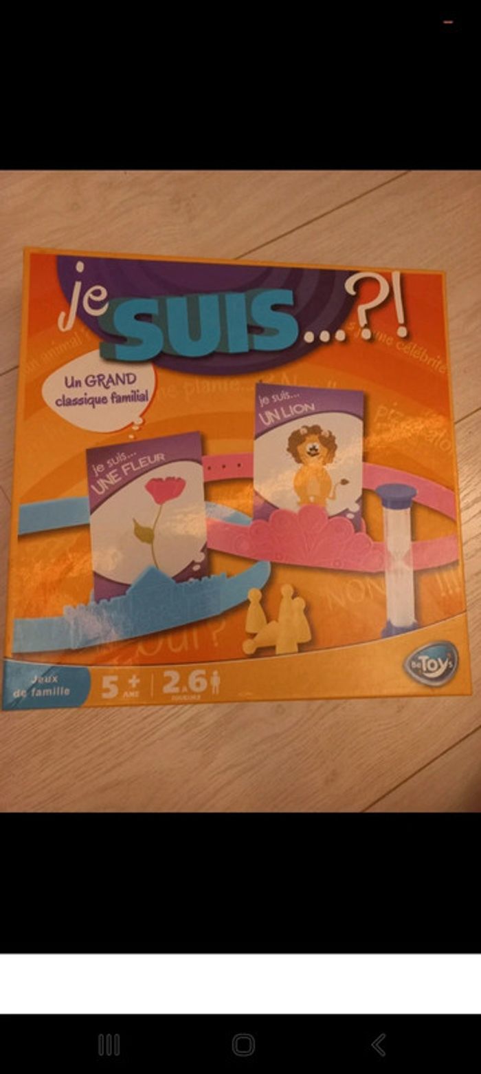 Jeu Je suis
