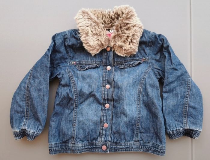Veste en jeans doublée 2 ans fille grain de blé