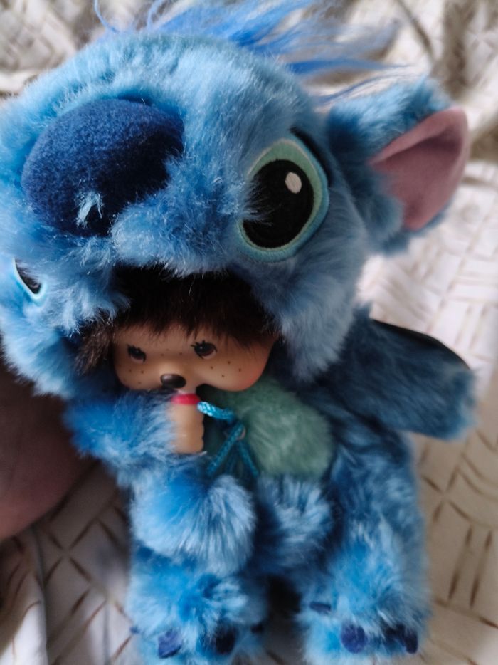 Peluche Stitch avec tête de Monchhichi
Neuf - photo numéro 3